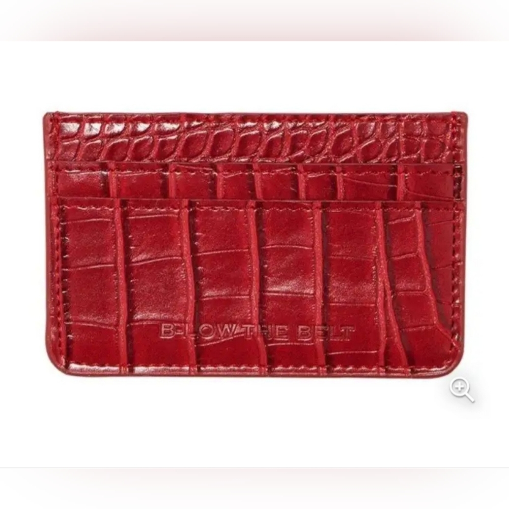 B-Low the belt Croc card case